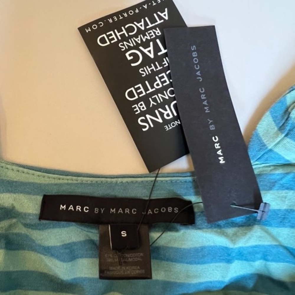 NWT Marc Jacobs Draped Knit Patchwork Dress - Picture 8 of 8